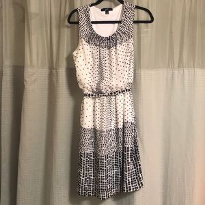 Black and White Pattern GNW Dress